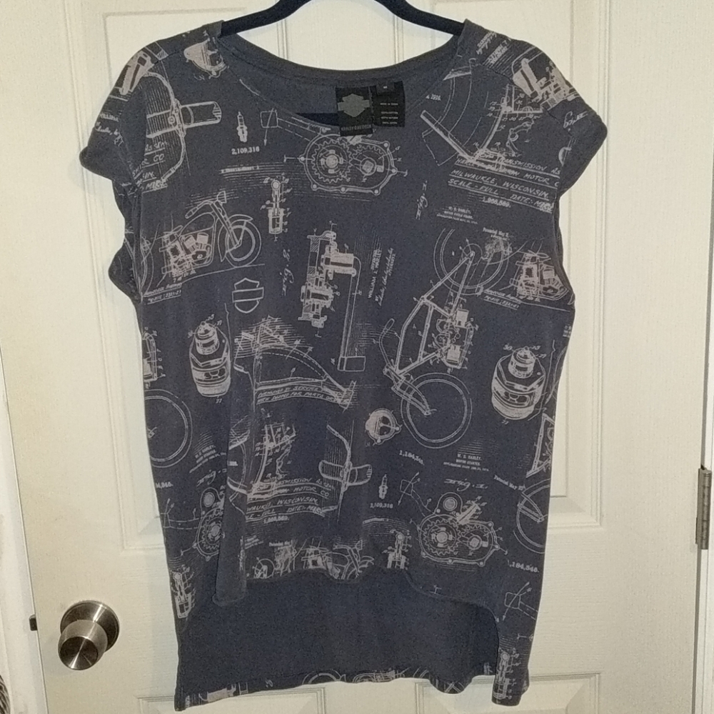 High-low Harley top